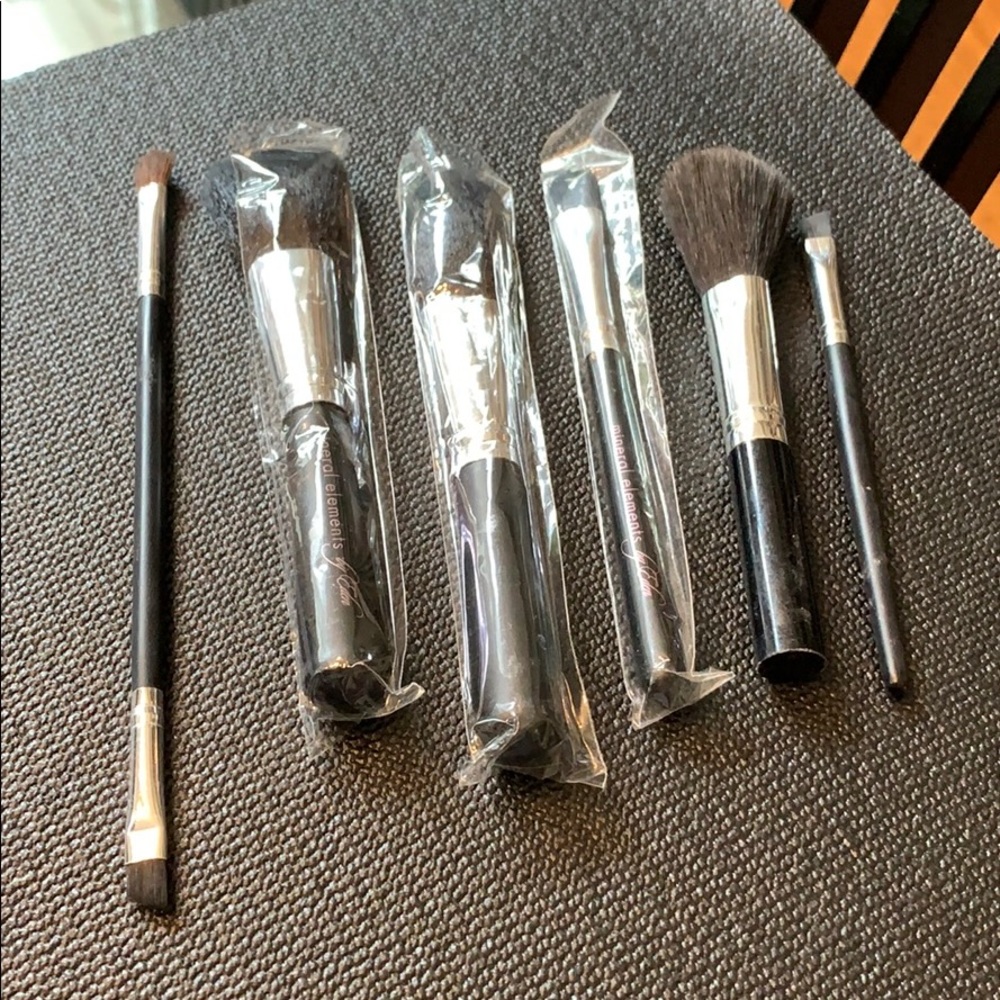 Set of 6 Makeup Brushes w/bag